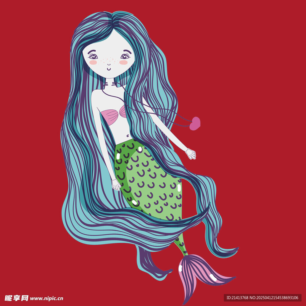 手繪美人魚 