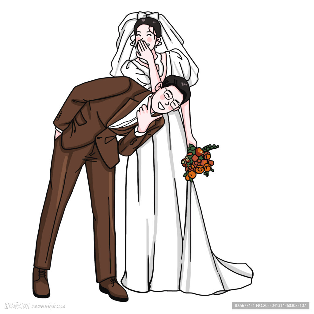 婚禮卡通迎賓牌