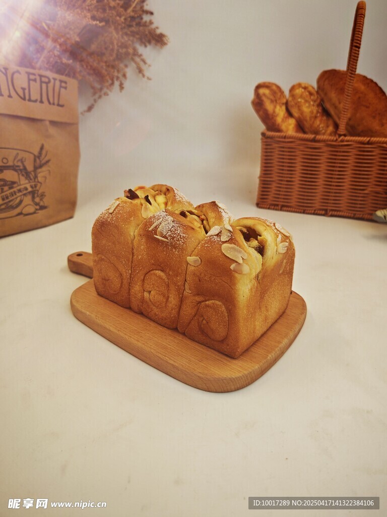杏仁吐司 烘焙面包 土司