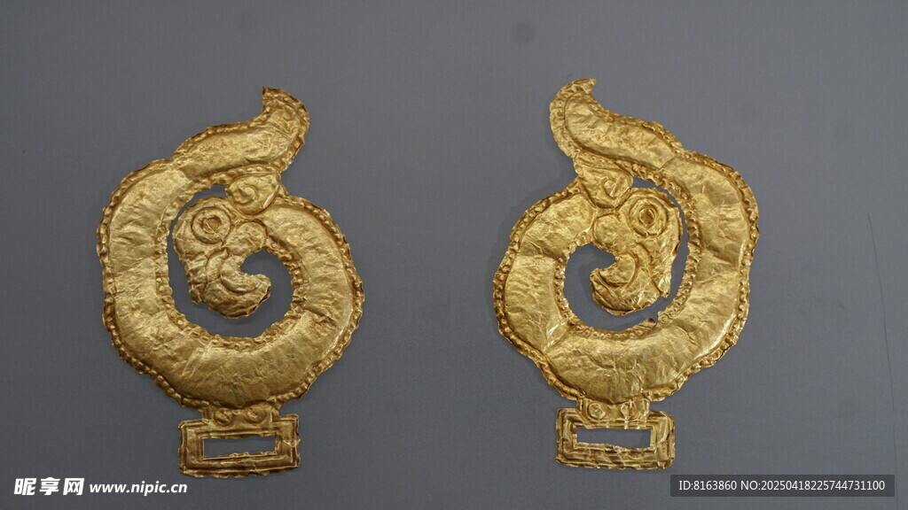 內(nèi)蒙博物館  金飾 