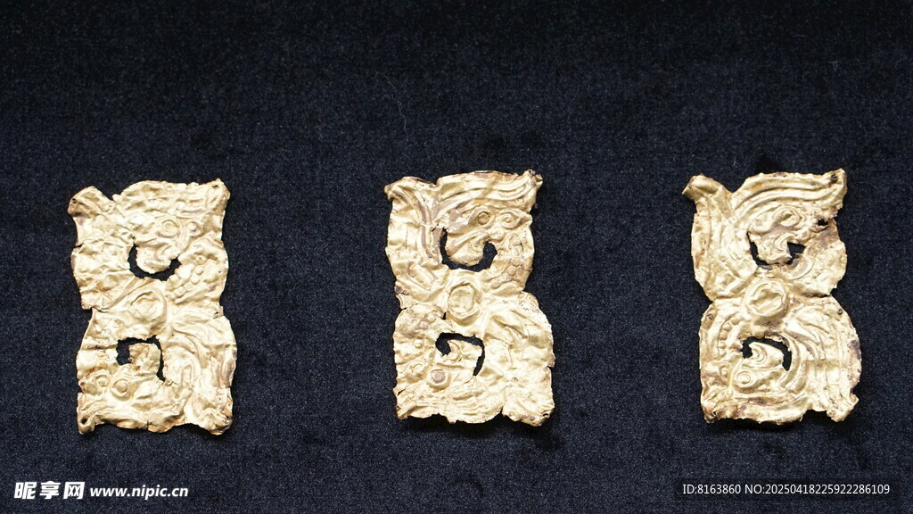 內蒙博物館  文物 金飾 