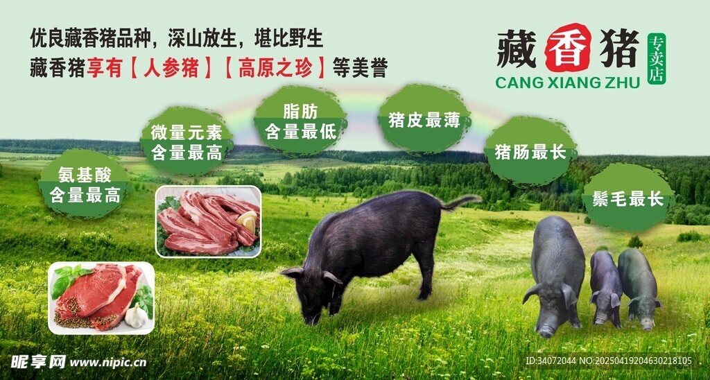 生態養殖豬海報