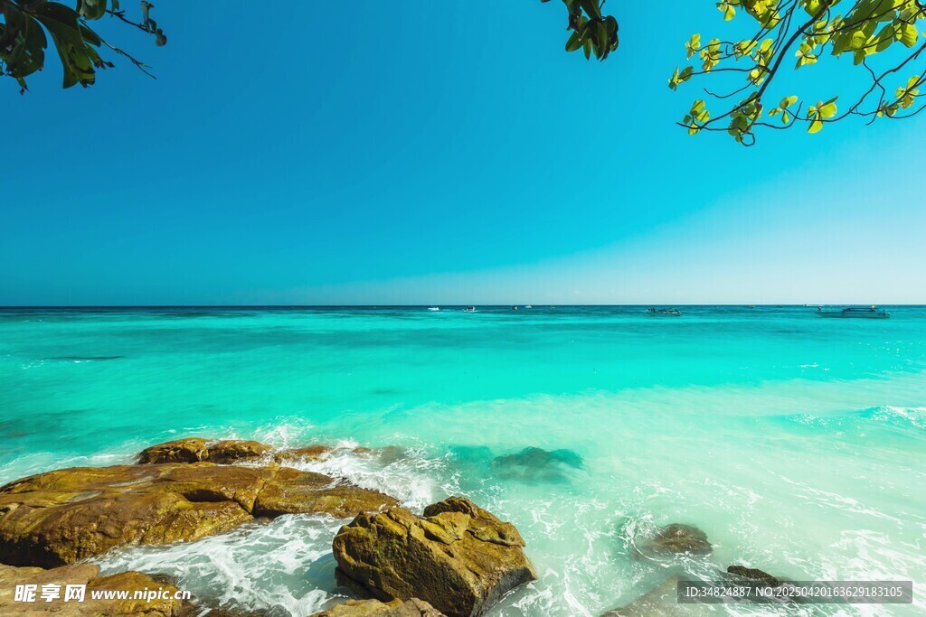 美麗海濱風光