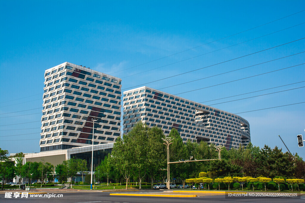 現(xiàn)代風(fēng)格高層辦公建筑景觀