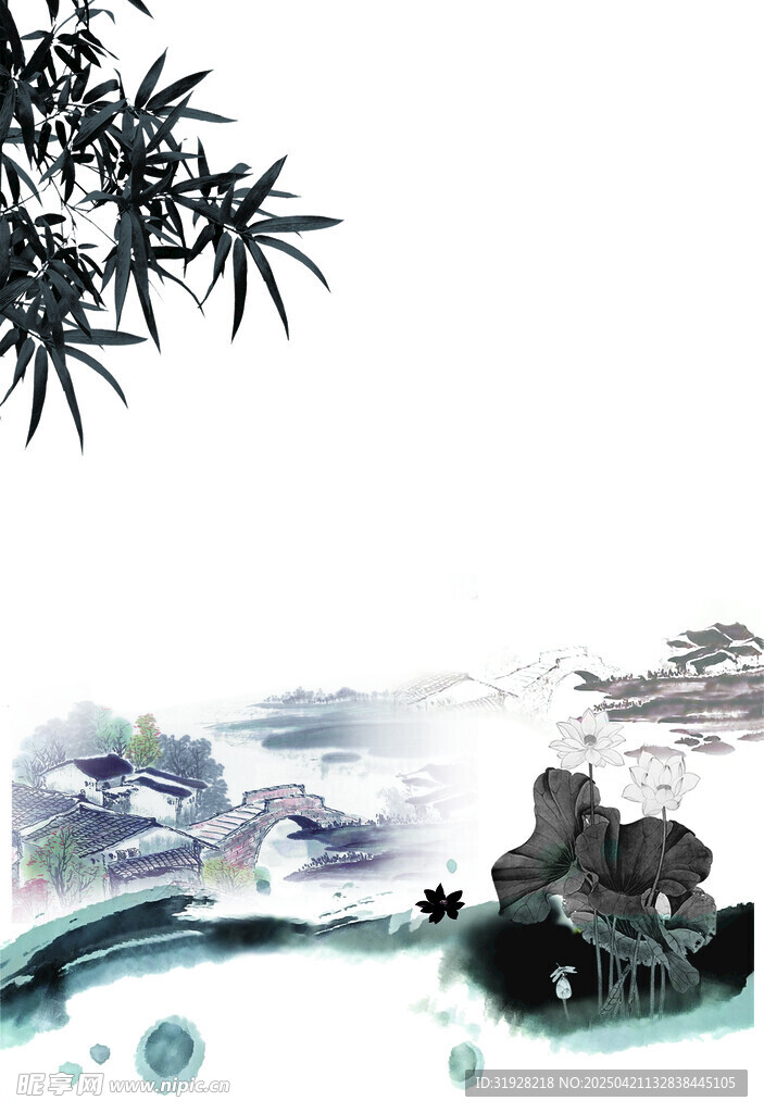 水墨中國(guó)風(fēng)