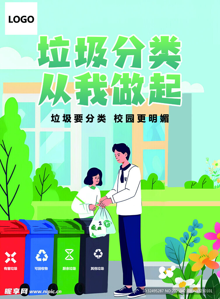 垃圾分類宣傳場景展示