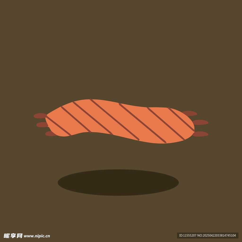 烤架上的條紋烤肉