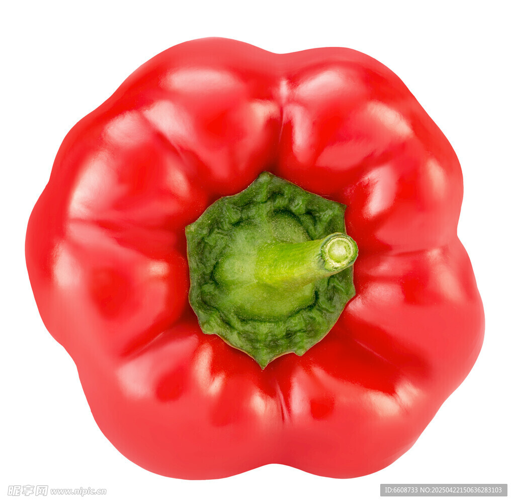鮮紅甜椒特寫