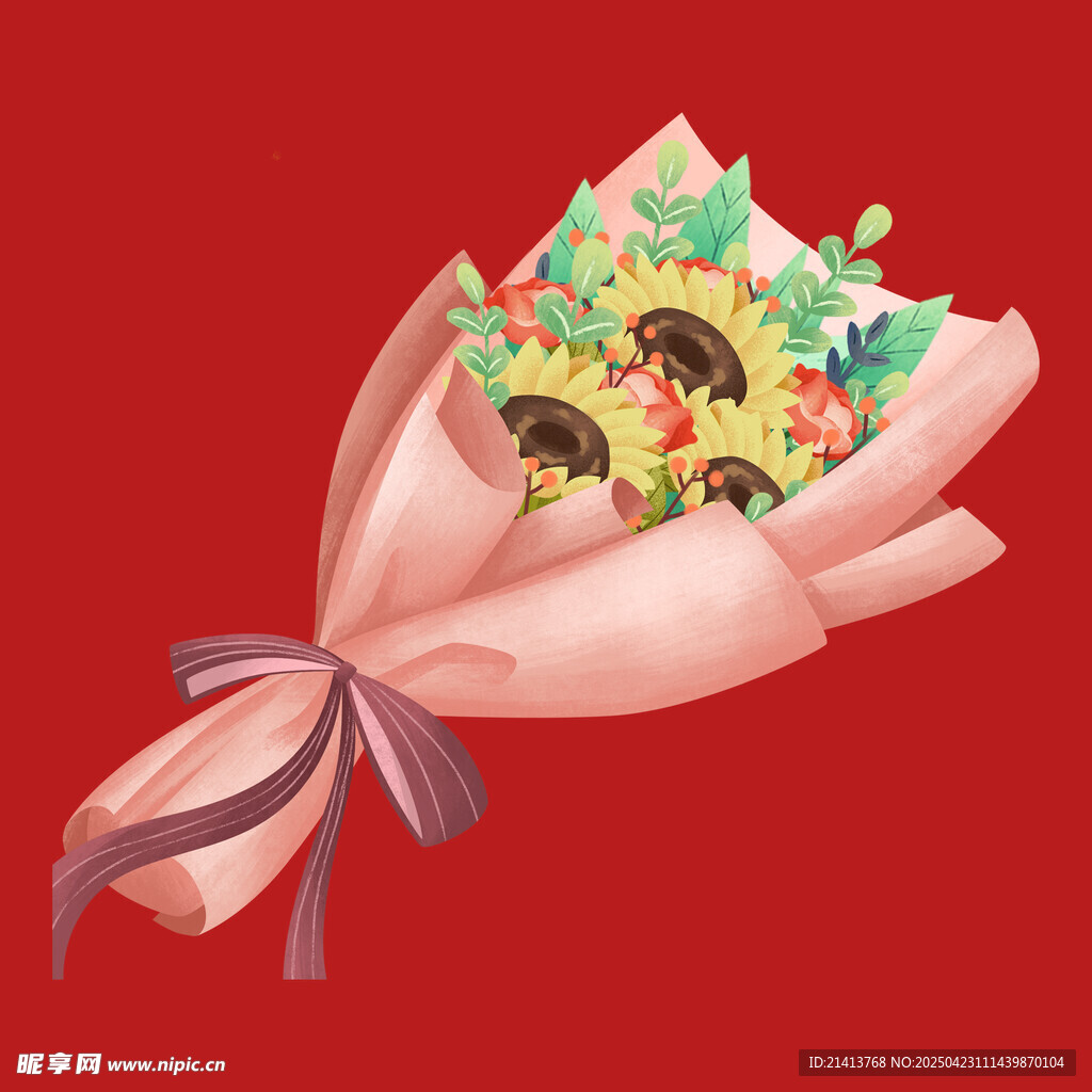 向日葵花束