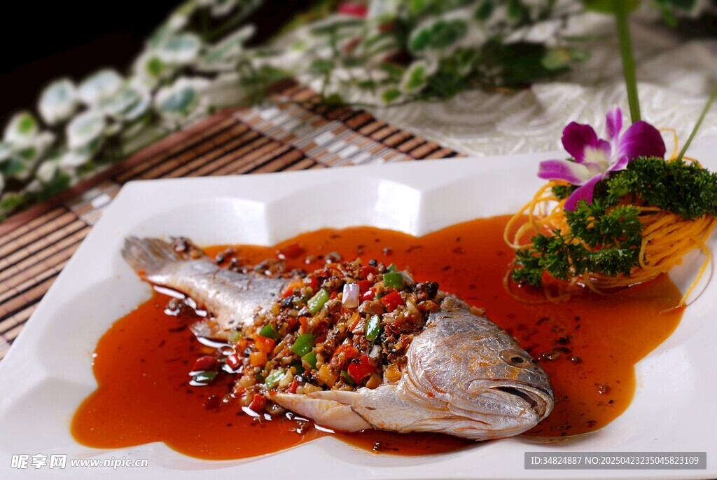 清蒸黃花魚