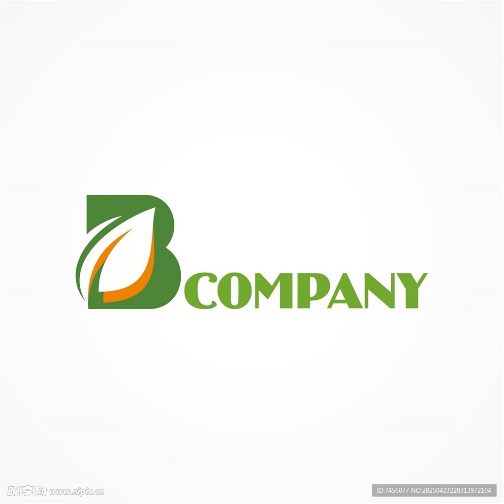 綠色字母B公司標志設計