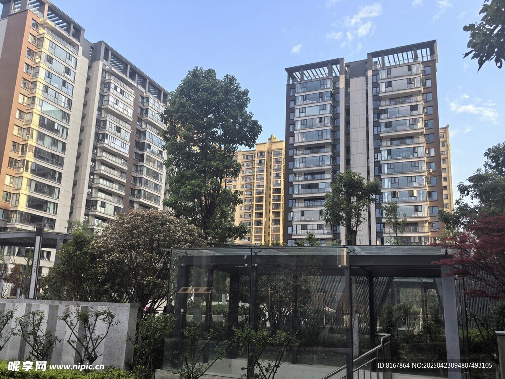 現代高層住宅區景觀