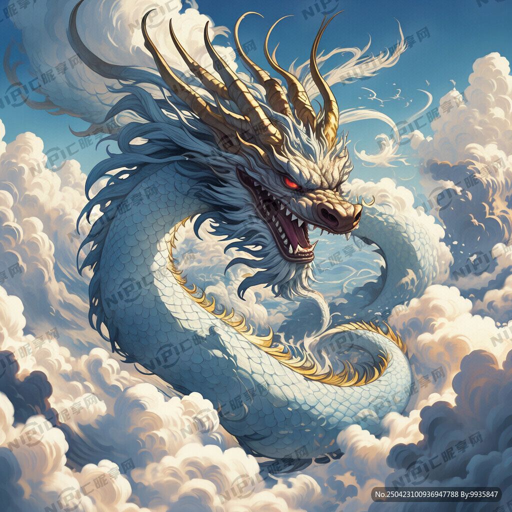 騰飛 龍  白云