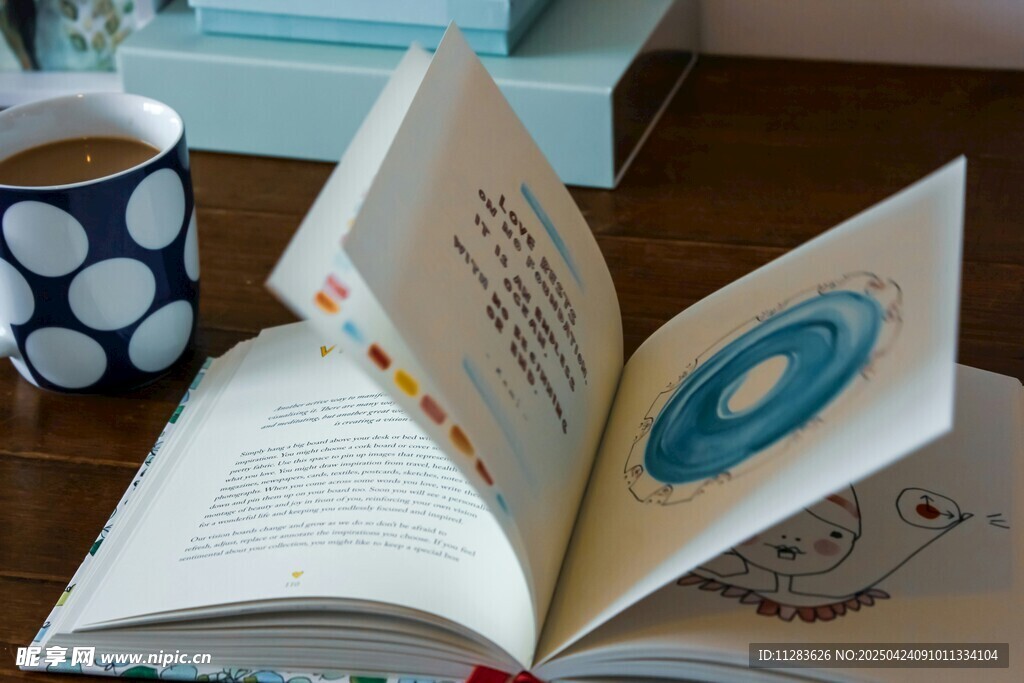 翻開的書頁