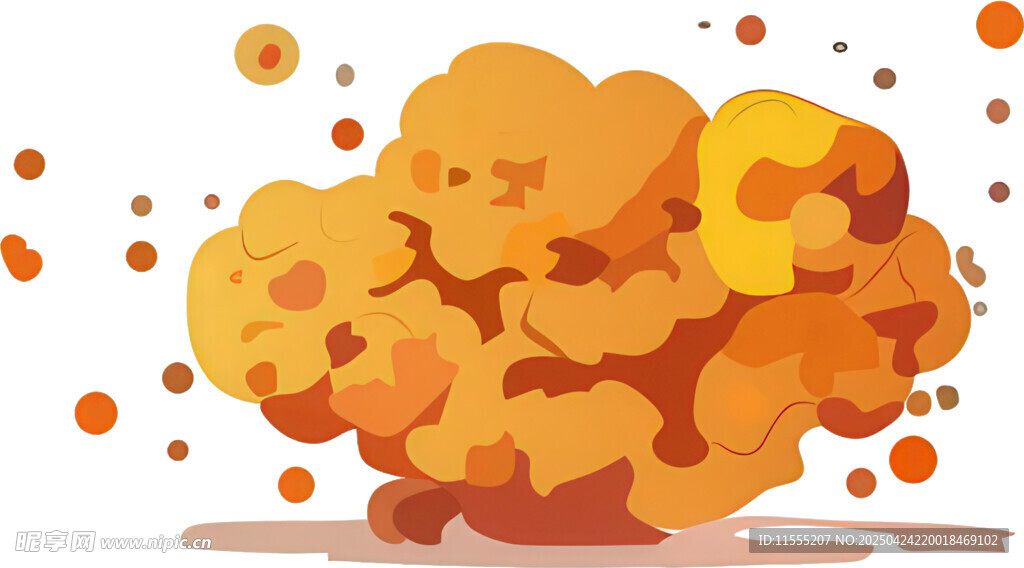 爆炸特效插畫(huà)