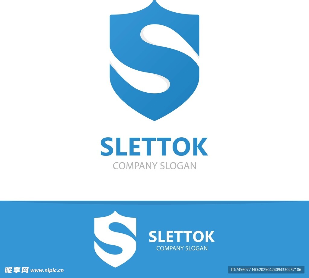 SLETTOK品牌盾牌標志設計
