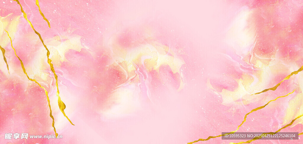夢(mèng)幻粉色金紋抽象背景圖