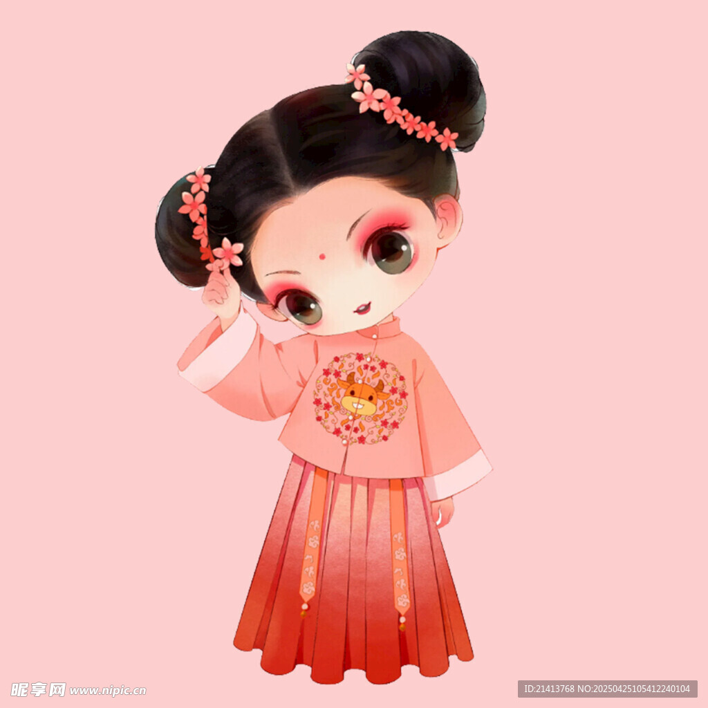 古風萌娃漢服造型
