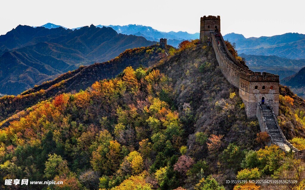 秋日長(zhǎng)城美景
