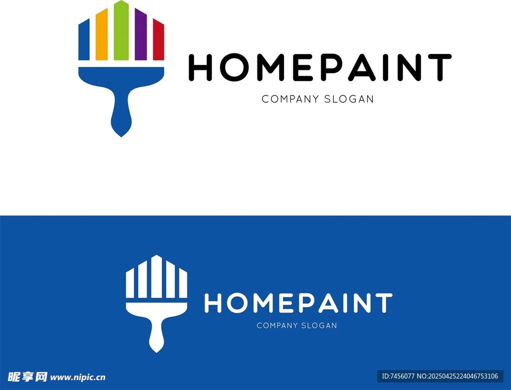 Homepaint品牌標志設計