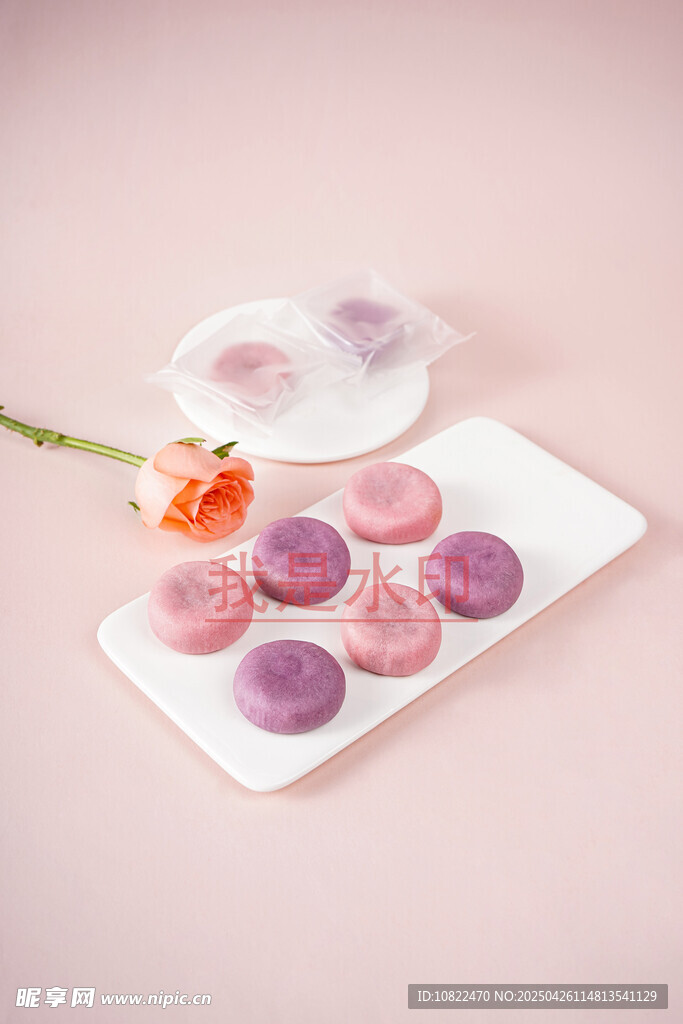 精致多彩糕點(diǎn)擺拍展示