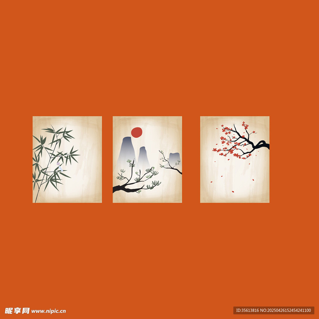 復(fù)古手繪海報(bào)背景