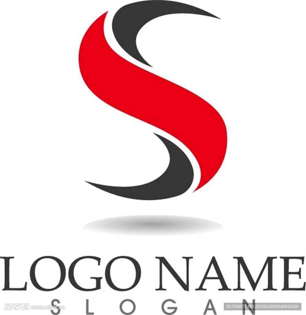 動感S形企業(yè)標(biāo)志設(shè)計