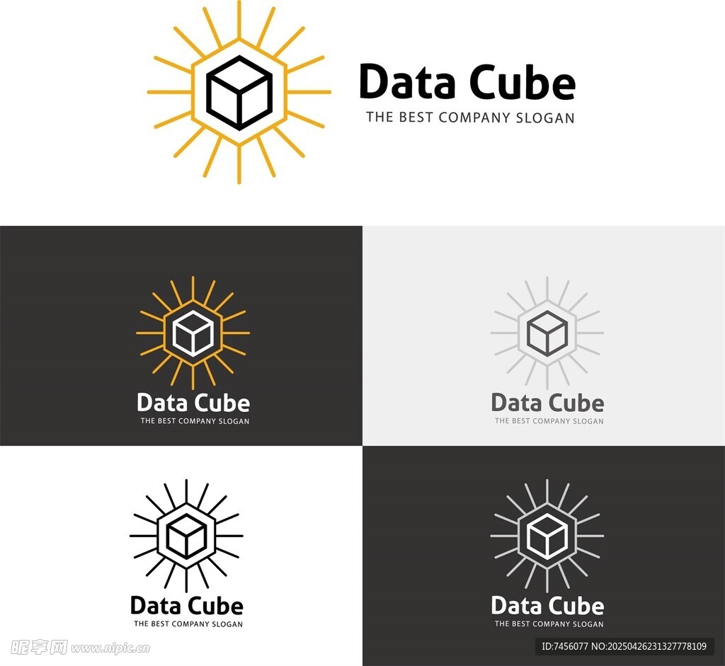 Data Cube品牌標(biāo)志設(shè)計(jì)