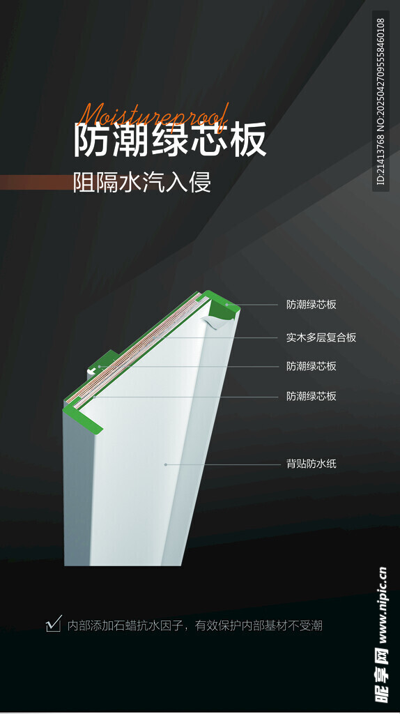 定制衣柜板材海報(bào)