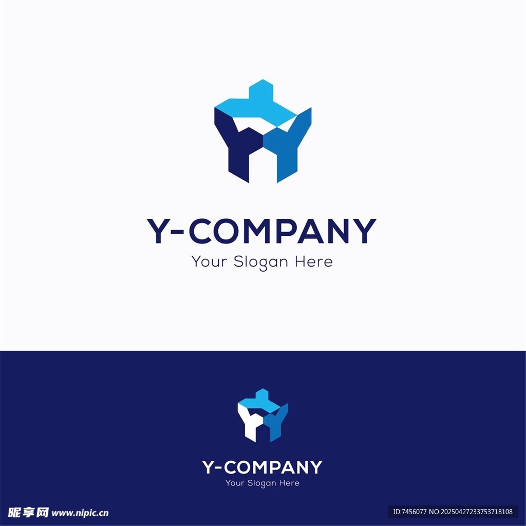 Y公司簡約互助主題標志