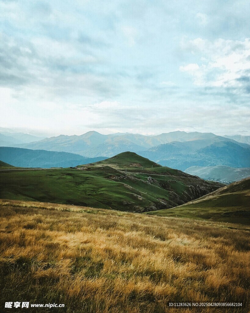 山間草地美景