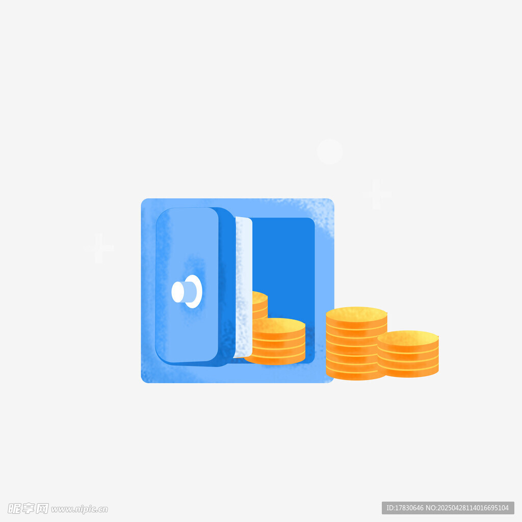 打開保險箱見金幣滿滿
