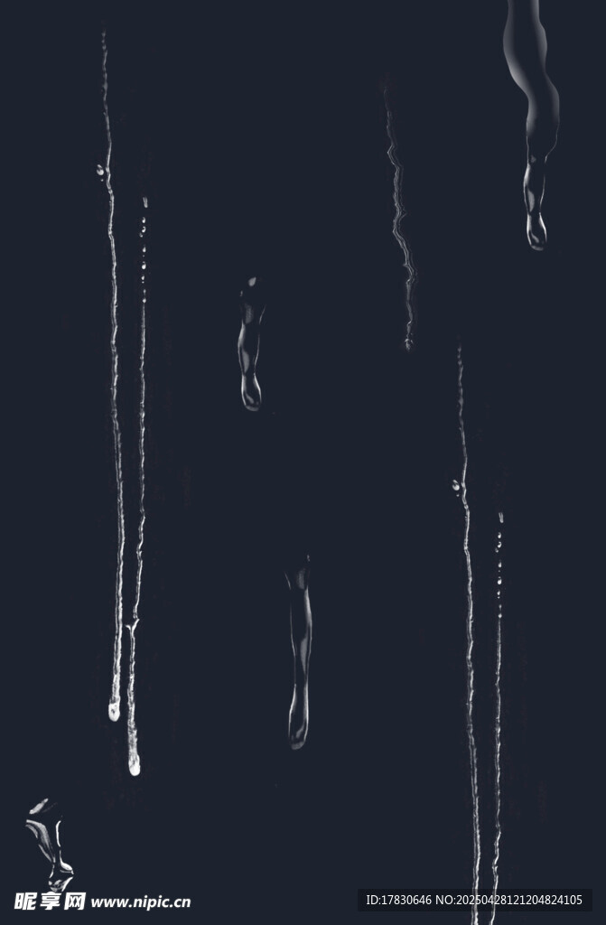 雨滴滑落車窗玻璃畫面