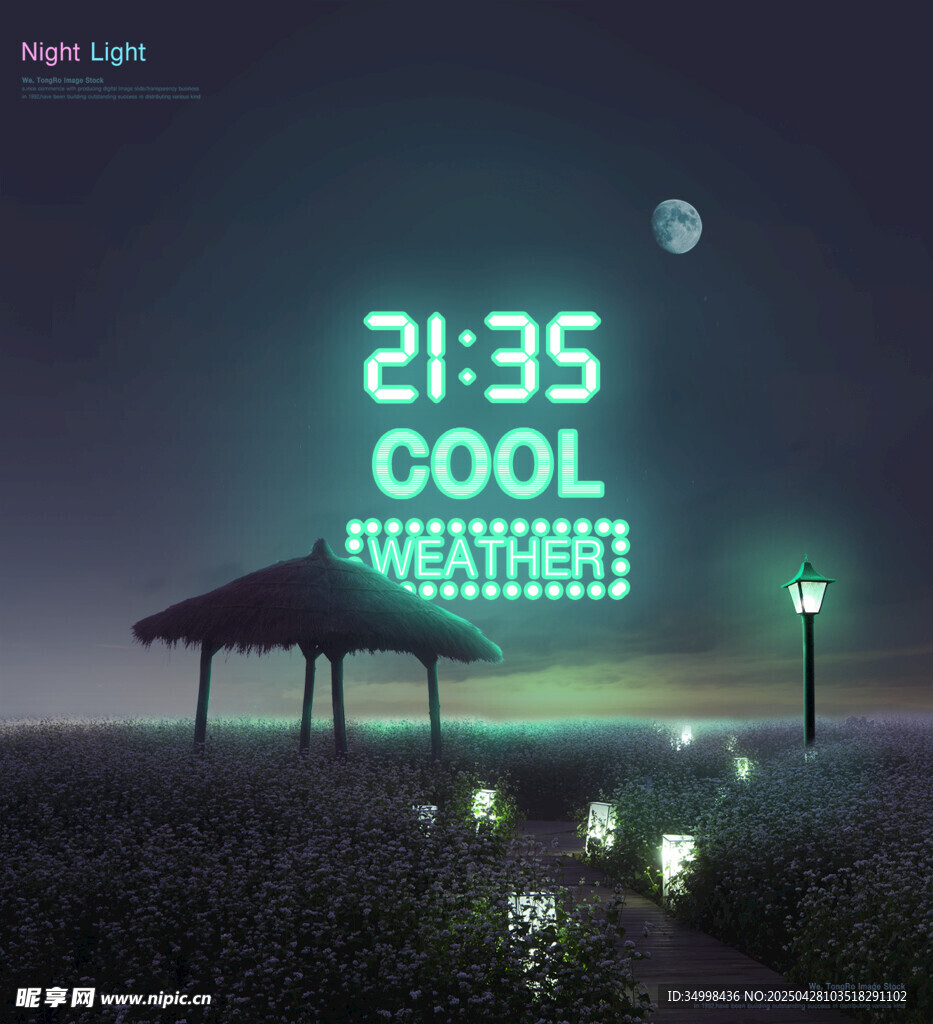 夜晚酷炫數(shù)字景觀