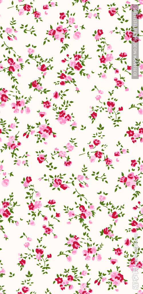 粉色花 小碎花