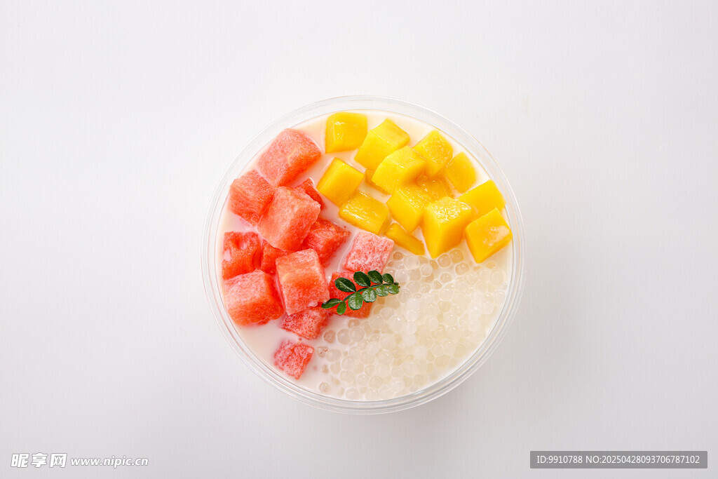 芒果西瓜冰豆花