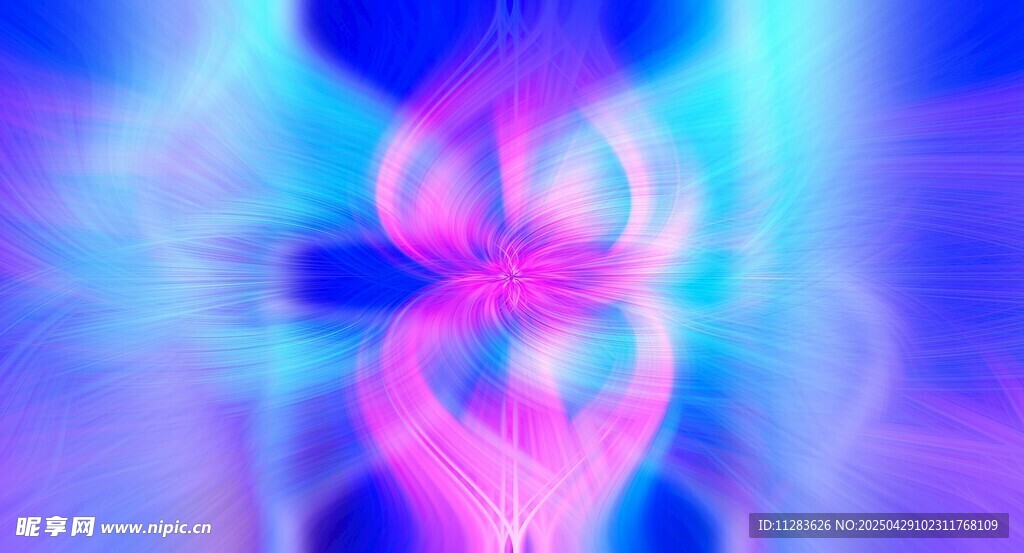 夢(mèng)幻炫彩抽象光影圖案