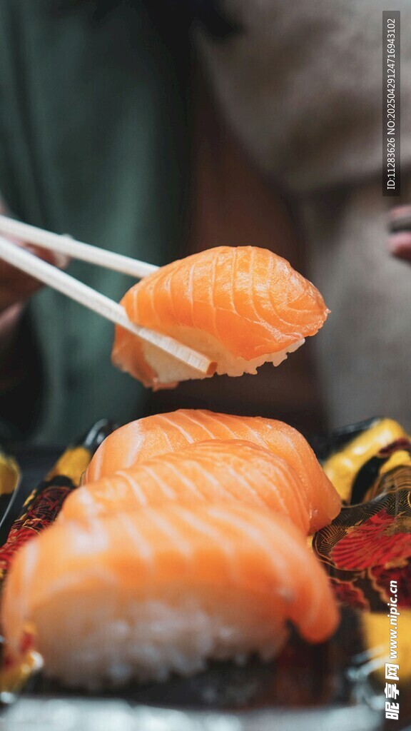美味壽司特寫