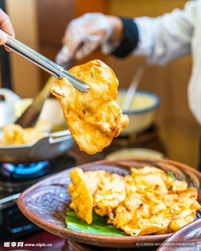 美味芝士炸雞誘人瞬間