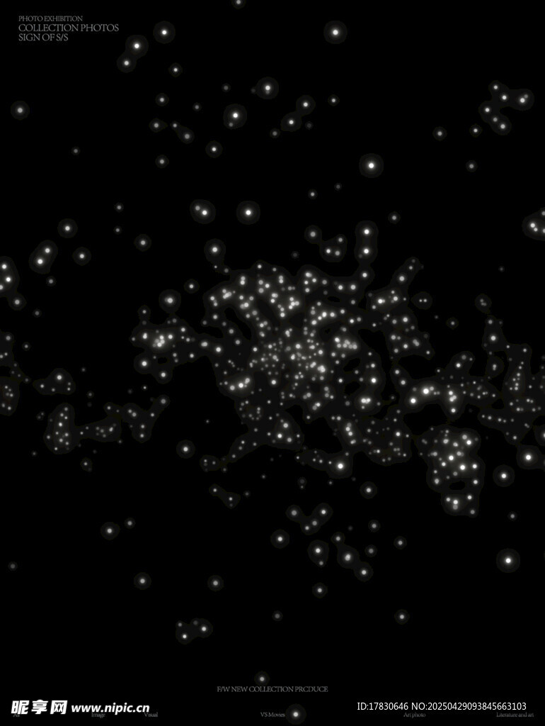璀璨星空閃爍畫面