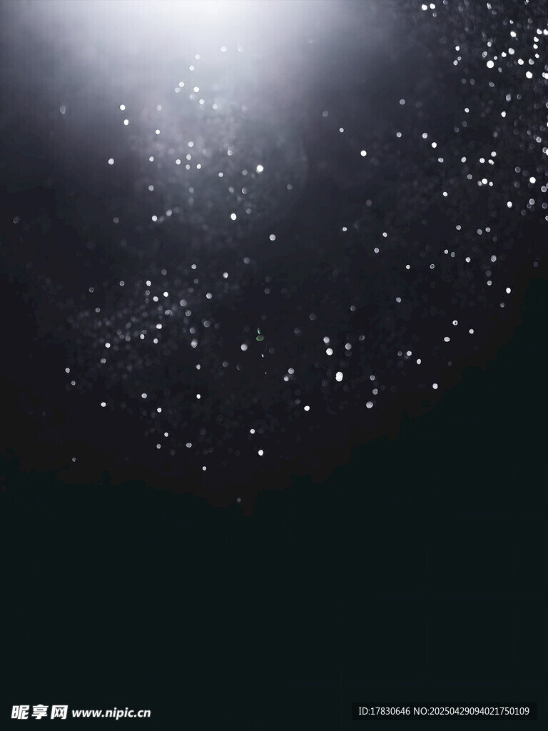 夜空中閃爍的夢幻星塵