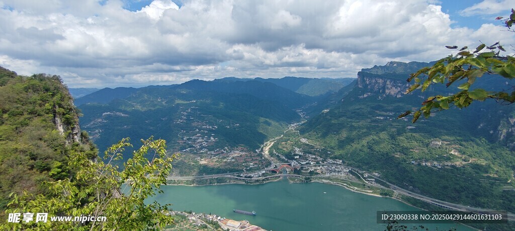壯麗山水風光俯瞰美景