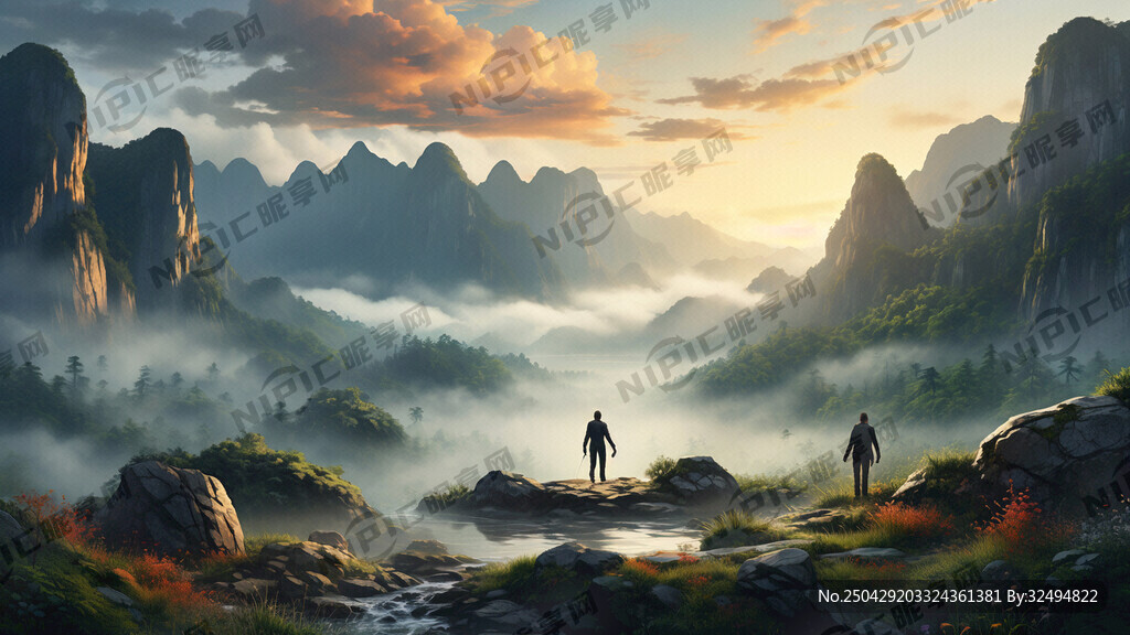 和摯愛暢游山水云間