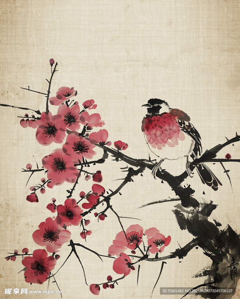 古風(fēng)花鳥