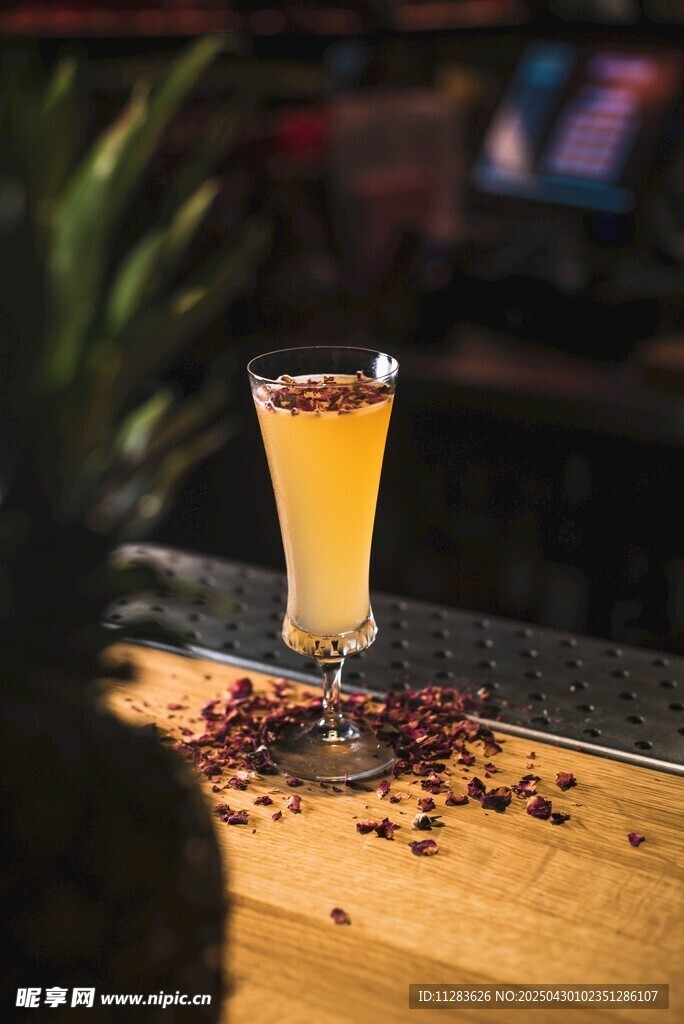 精致啤酒杯中的特色飲品