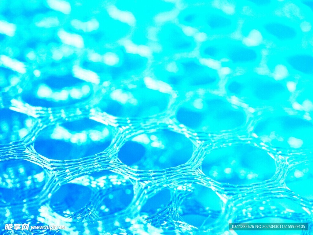 藍色水波紋特寫畫面