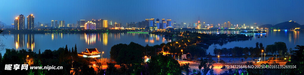 城市璀璨夜景