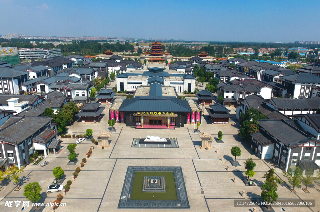 古色古香的中式建筑群