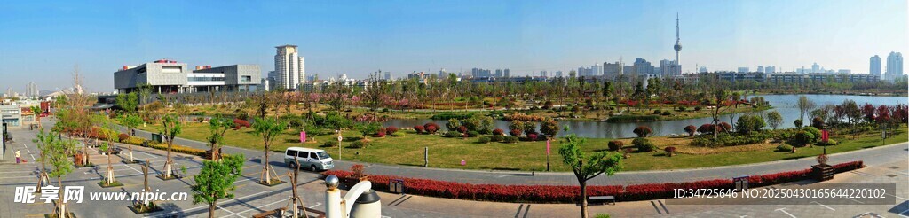 城市景觀全景圖