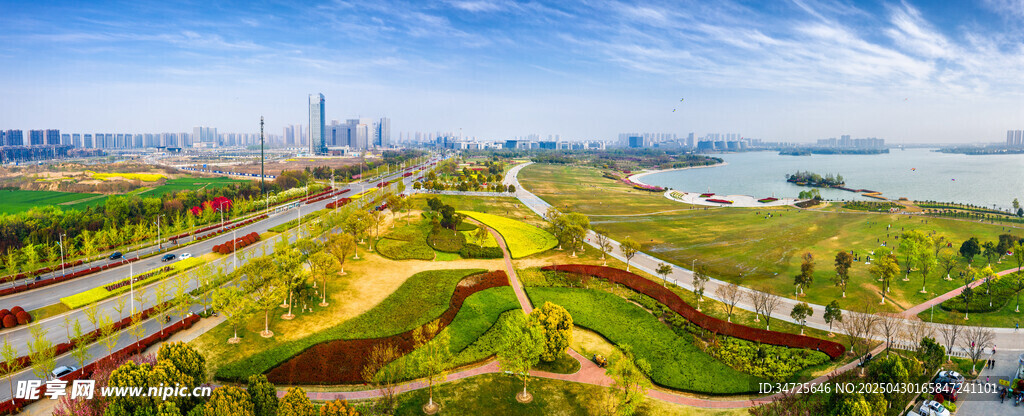 城市河畔美麗景觀風(fēng)光